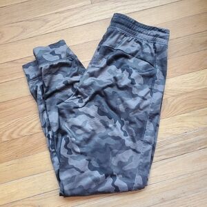 American Eagle Mens Black Gray Camo‎ Joggers Size Small